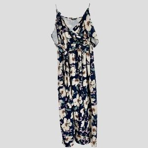 Shein Curve Floral Long Dress